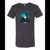 BELLA CANVAS MEN'S LONG BODY URBAN TEE 3006 Bear Silhouette in Forest